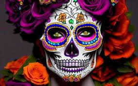 day of the dead makeup stock photos