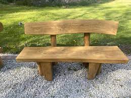 solid oak garden bench for garden