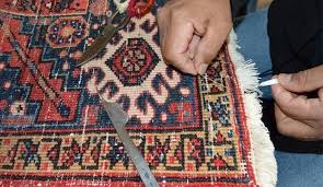 area rug fringe repair services in