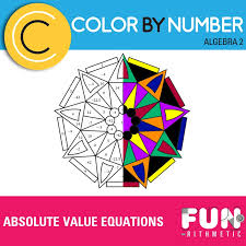 Absolute Value Equations Color By