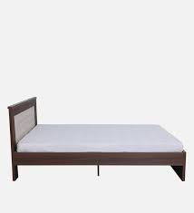 Modern King Size Beds Kosmo Denver King Size Bed In Mol Acacia Dark Finish Pepperfry