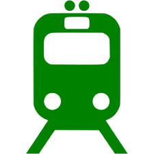 Green train icon - Free green train icons