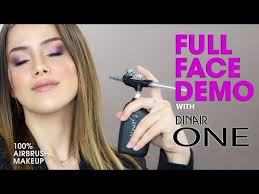 100 handheld airbrush kit makeup demo
