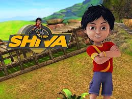shiva cartoon exploring the animated