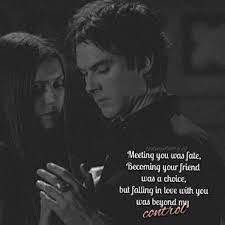 Damon salvatore in the vampire diaries. Ahh Love Them Together They Are Just So Perfect I Can T Believe It Took Elena So Long To Realiz Vampire Diaries Vampire Diaries Damon Vampire Diaries Quotes