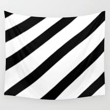 White Stripes Wall Tapestry