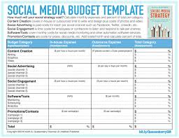 Social Media Trackingt Simple Guide To Calculating Example Of Budget