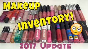 makeup collection inventory 2017 update