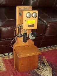Kellogg Double Wood Box Telephone