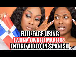 full face using latina owned makeup