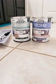 diy how to paint ceramic floor tile