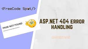 how to add asp net 404 error handling