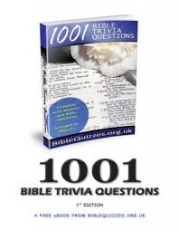 A team of editors takes feedback from our visitors to keep trivia as up to date and as accurate as possible. 1001 Bible Trivia Questions Pdf