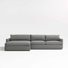 Left Arm Double Chaise Sectional Sofa