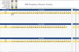 Absence Tracking Excel Template