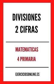 divisiones 2 cifras 4 primaria