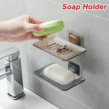 Colorful Wall Soap Holder Dish Plastic