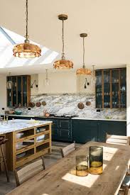 country kitchen with huge skylight