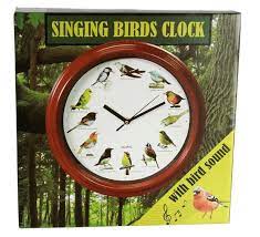 Wall Clock Bird Calls Birds Child 039