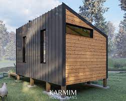 Modern Cabin House Plans 10x18 Cottage