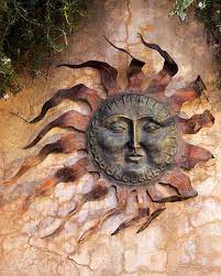 Sun Wall Decor Metal Sun Wall Art