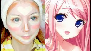 anime face contouring you