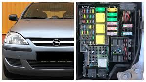 Opel And Vauxhall Corsa C Fuses And Relay Diagram
