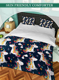 Unicorn Comforter Set Twin Set Cute