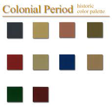 historic color palette colonial style