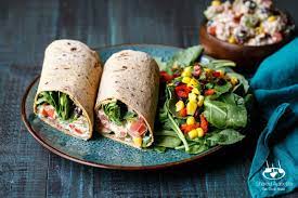healthy southwest tuna salad wraps