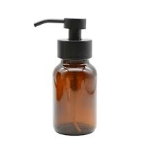 Amber Glass Foam Pump Bottle Diy