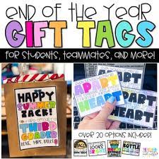 I think it's safe to say that everyone is joyfully looking forward to summer break! End Of The Year Gift Tags For Students By Teaching With Crayons And Curls