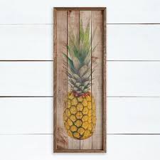 Pineapple Wooden Wall Art Antique Farmhouse