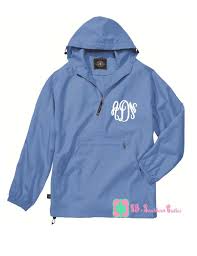 Monogrammed Pack N Go Rain Pullovers Plus Sizes 2xl 3xl Personalized Rain Pullover