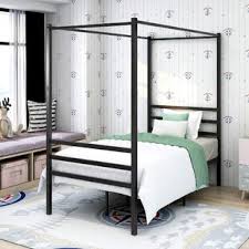 Some sets allow you to choose the furniture you need most for your bedroom. Black Canopy Beds Free Shipping Over 35 Wayfair