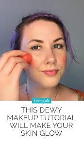 dewy makeup tutorial for glowing skin