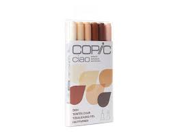 Copic Ciao 6pc Skin Set Kit Skin Colors 6 Piece Skin Tone Marker Set