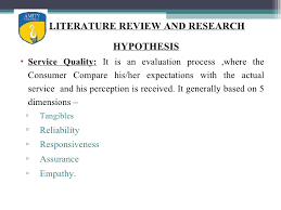 IBIMA Publishing   System Dynamics Modeling and Simulation for E     LITERATURE REVIEW AND RESEARCH HYPOTHESIS    Service Quality     