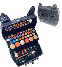 br i love la glitter cat makeup case
