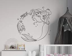 Princess Ariel Wall Decal Little