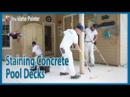 Warning Painting Concrete Or Pool Decks