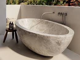 Tulum Bath Freestanding Oval Natural