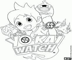 Distribuido por nintendo para su. Yo Kai Watch Logotipo E Personagens Para Colorir E Imprimir