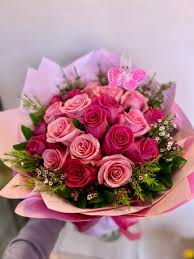 barbie buchon 24 orted pink roses