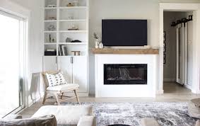 diy modern fireplace designed simple