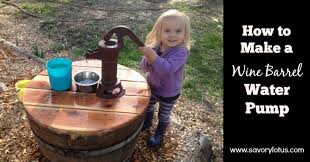 How To Make A Wine Barrel Water Pump