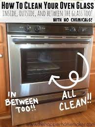 how to clean oven glass oven cleaning