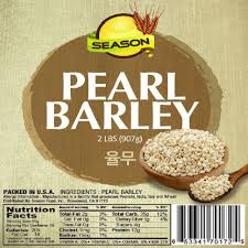 season pearl barley nutrition