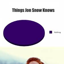 You Know Nothing Jon Snow By Gothicx91 Meme Center