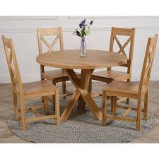 If you made a choice to buy oak dining sets, you will find that it is a highly durable furniture that can look like new even after so many years, if you can maintain it in a proper way. Oregon Round Oak Dining Table With 4 Berkeley Oak Chairs Oak Furniture King
